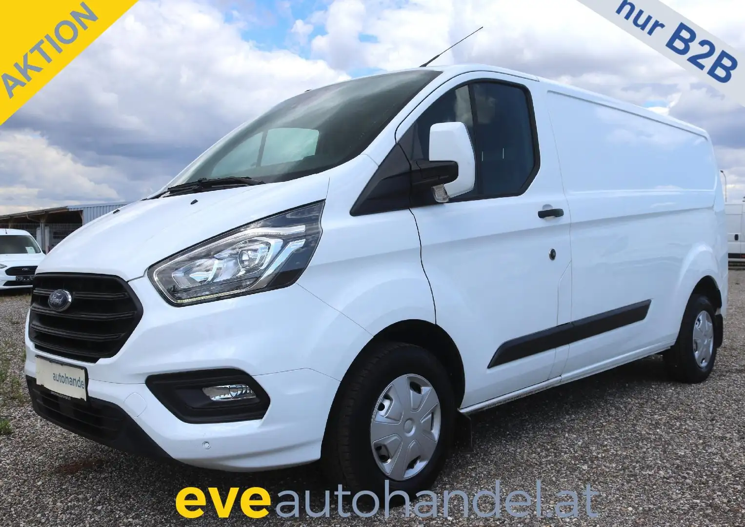 Ford Transit Custom L2H1 Kasten/€ 16.500,-netto/NAVI KAMERA SHZ TEL Weiß - 1