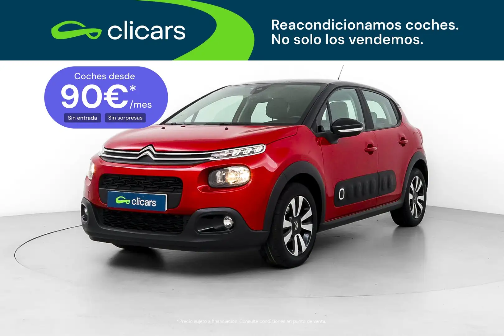 Citroen C3 1.2 PureTech Feel 68 Rojo - 1