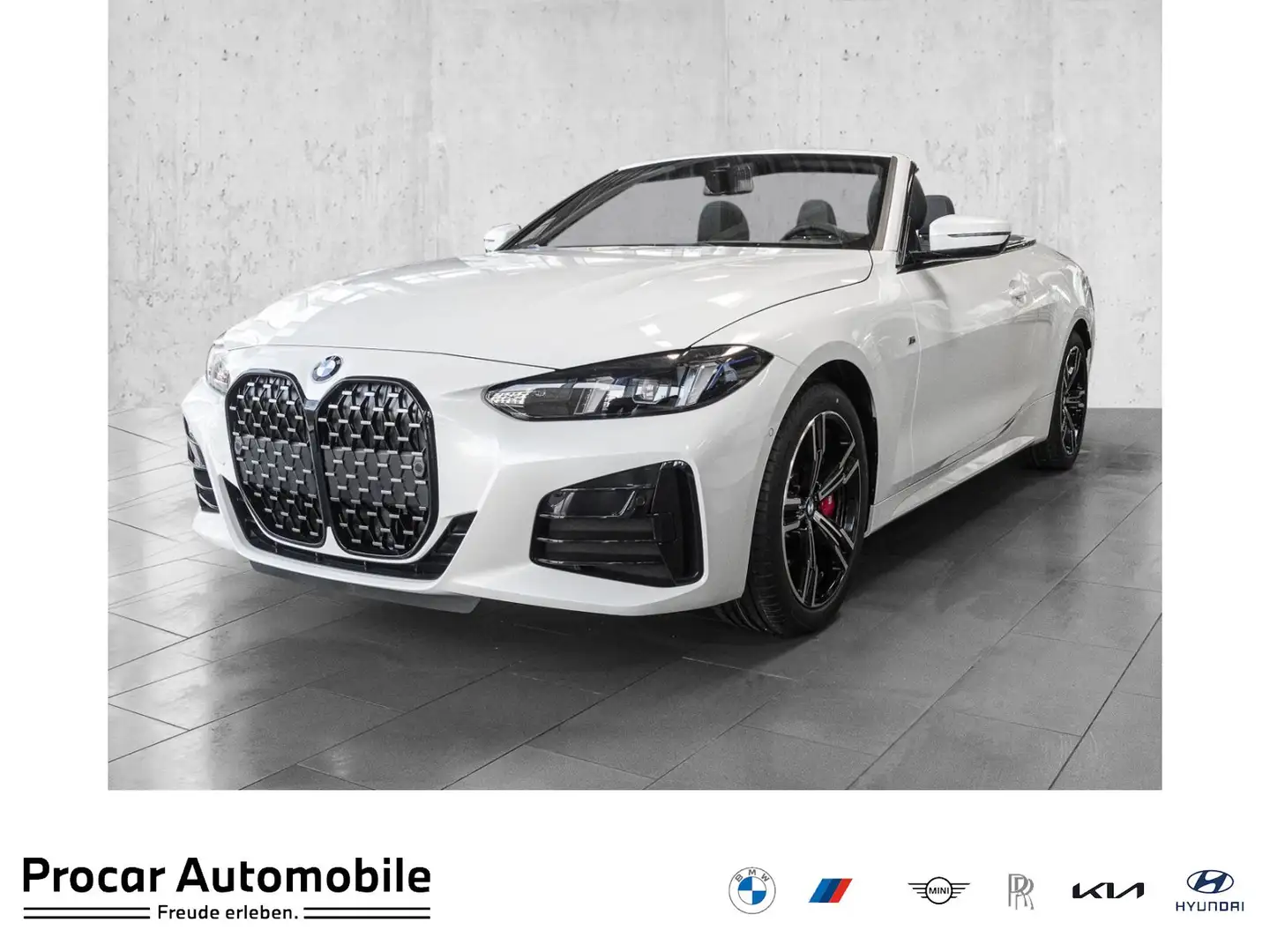 BMW 430 i xDrive Cabrio / M-Sport H/K PA RFK LED Klima White - 1