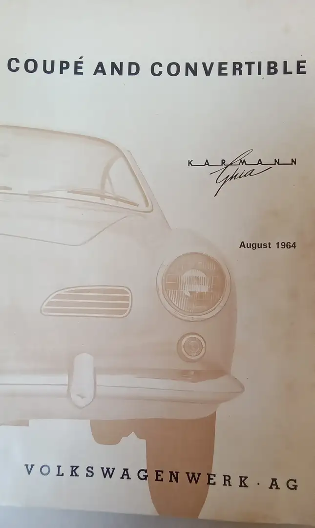 Volkswagen Karmann Ghia Typ 14 Rojo - 1