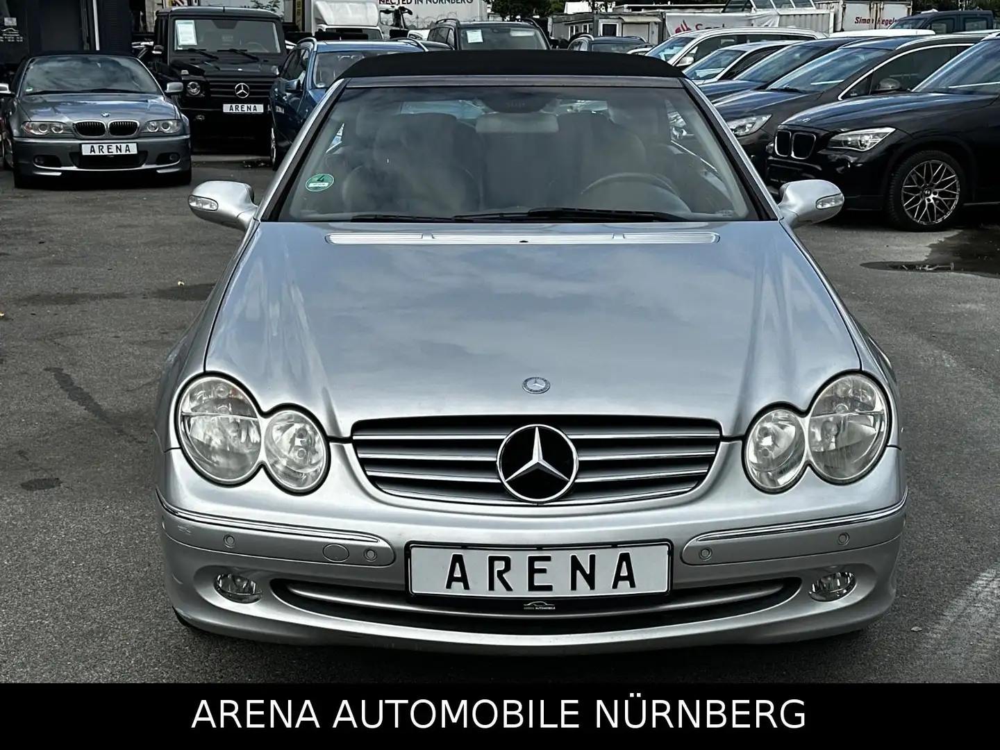 Mercedes-Benz CLK 200 CLK200 Kompressor Cabrio*Leder*Sonderpreis Srebrny - 2