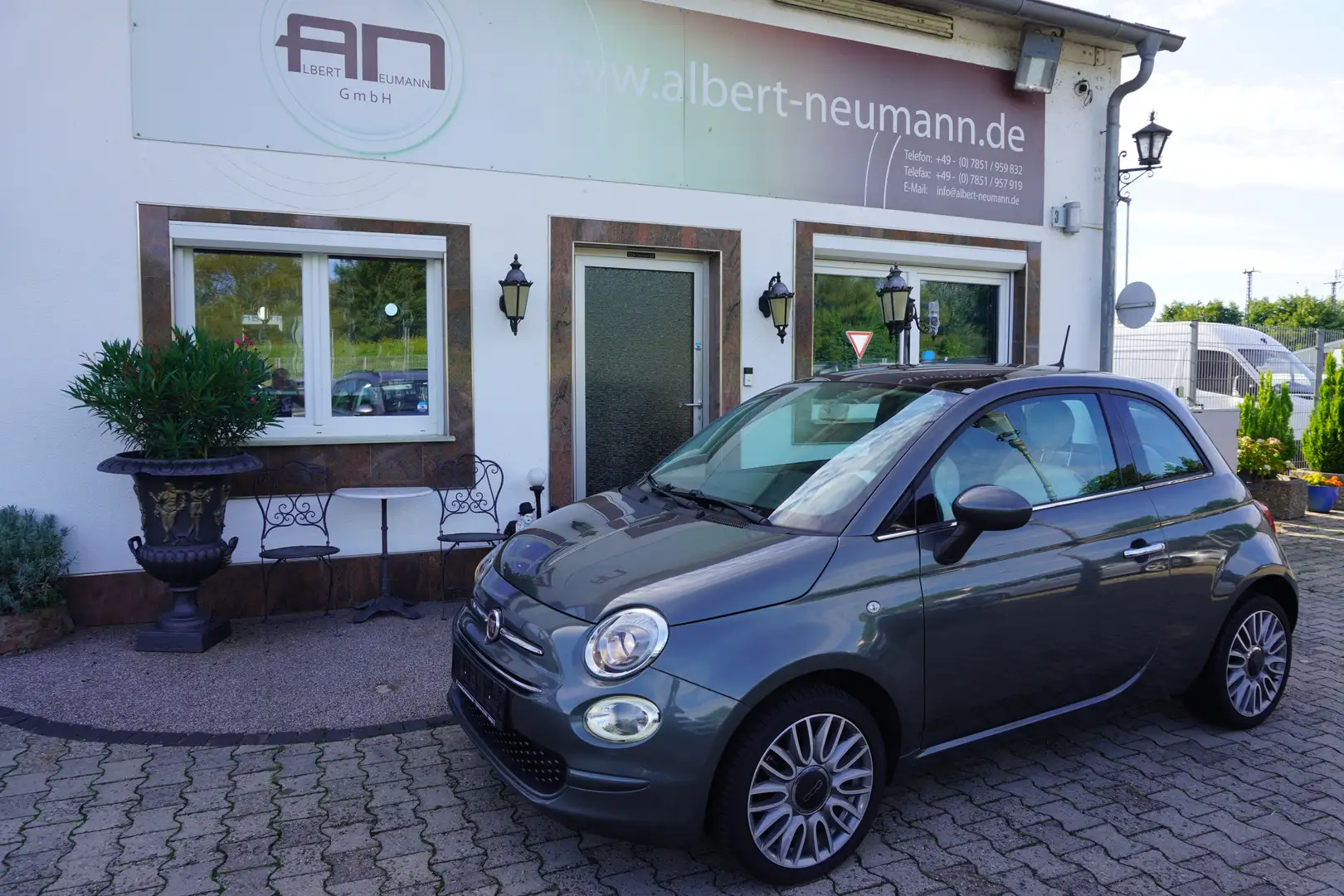 Fiat 500 Lounge Gris - 1
