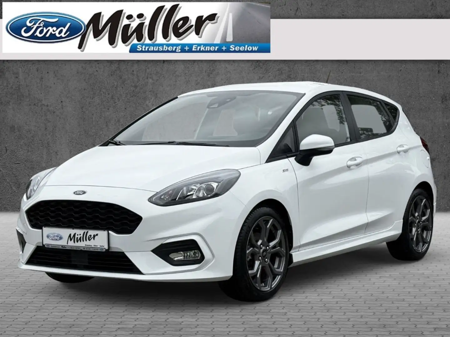 Ford Fiesta ST-Line 1.0 EcoBoost Wit - 1