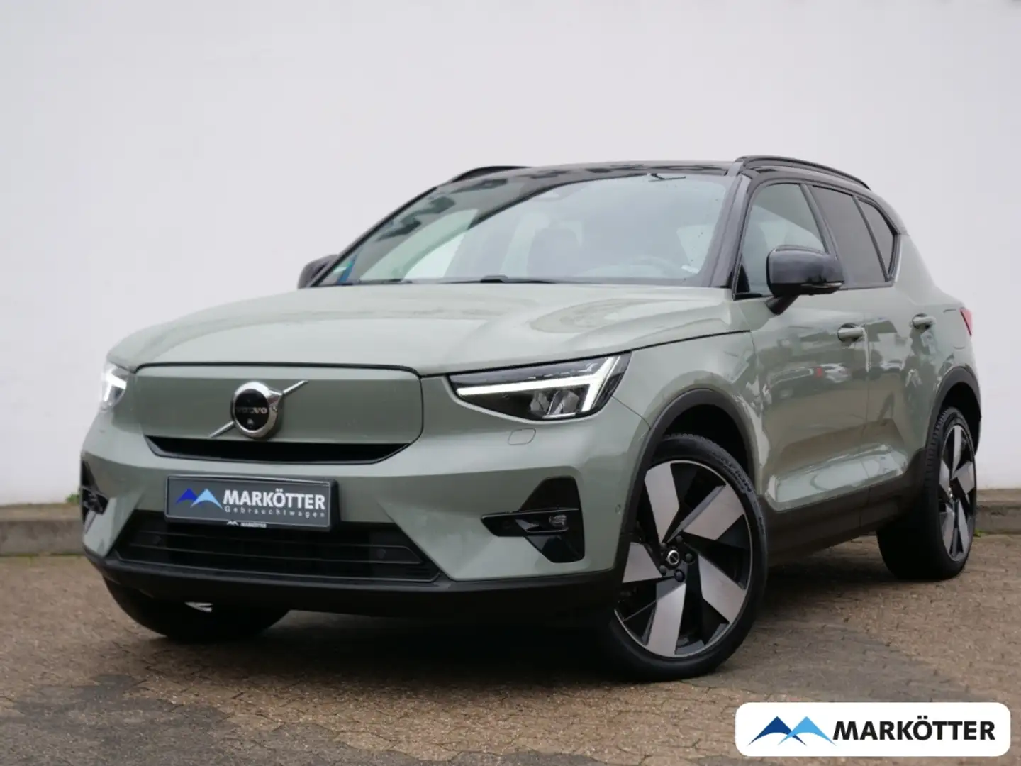Volvo XC40 Recharge Single Motor STHZ/AHK/Wärmepumpe Grün - 1