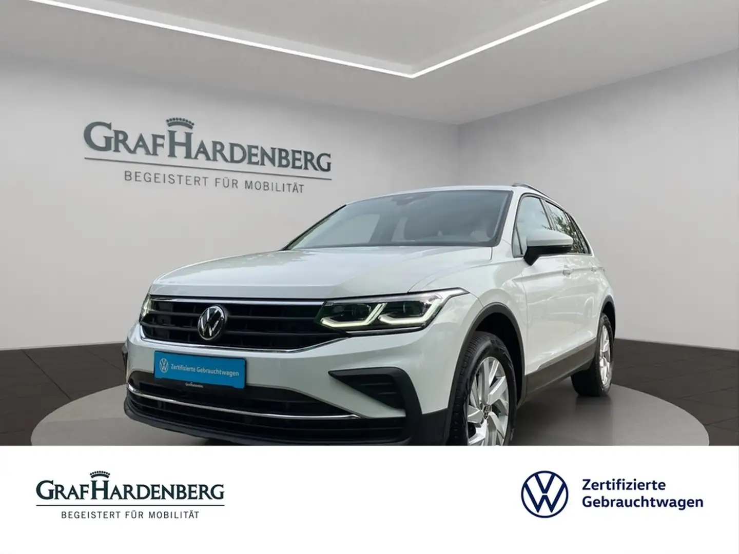 Volkswagen Tiguan Life 4Motion TDI DSG Navi AHK MatrixLED Weiß - 1