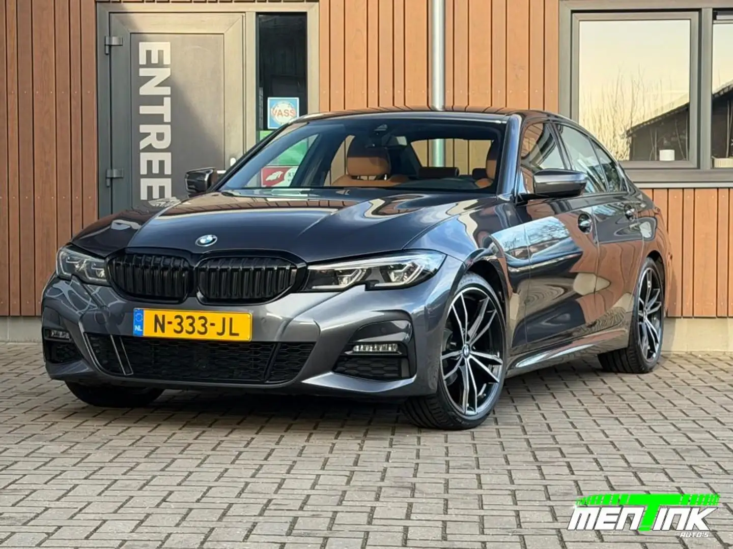BMW 3-Serie M-Sport Laser Leder Trekhaak N.A.P. Gris - 1