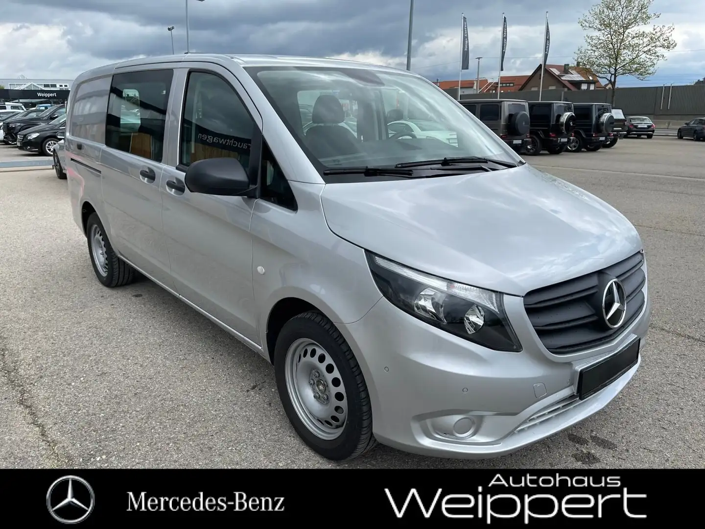 Mercedes-Benz Vito Vito 114 CDI Mixto L 6-SITZE 2x E.TÜR KLIMA NAVI Argento - 2