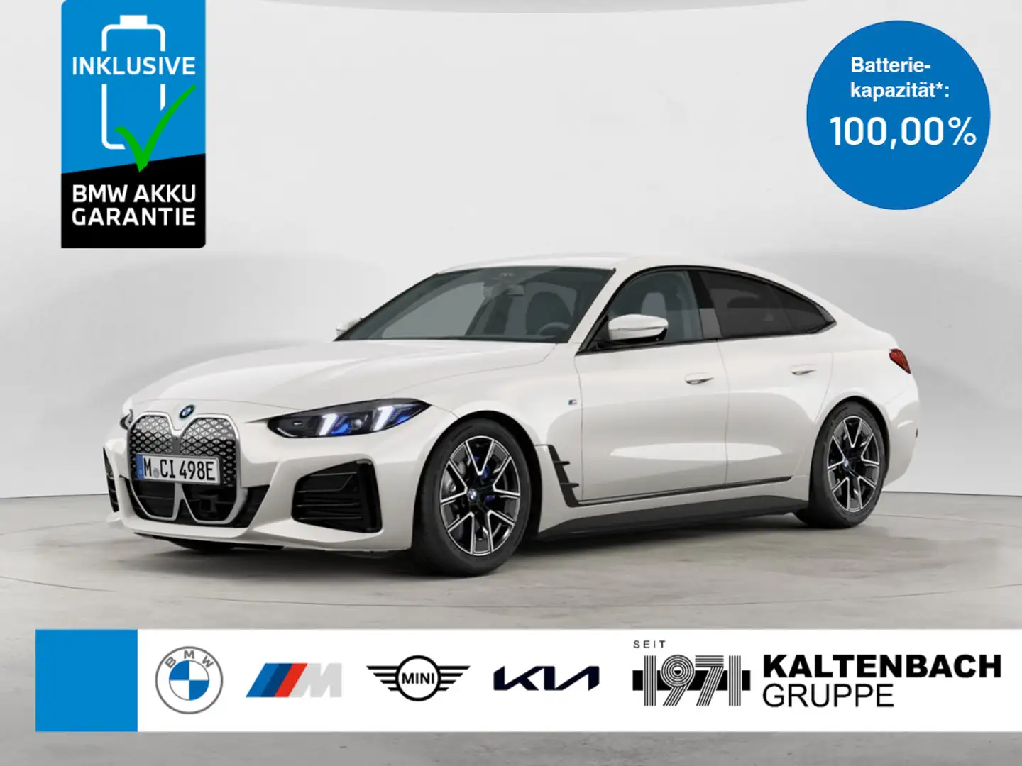 BMW i4 Gran Coupe 35 eDrive M-Sport FACEL. AHK Weiß - 1