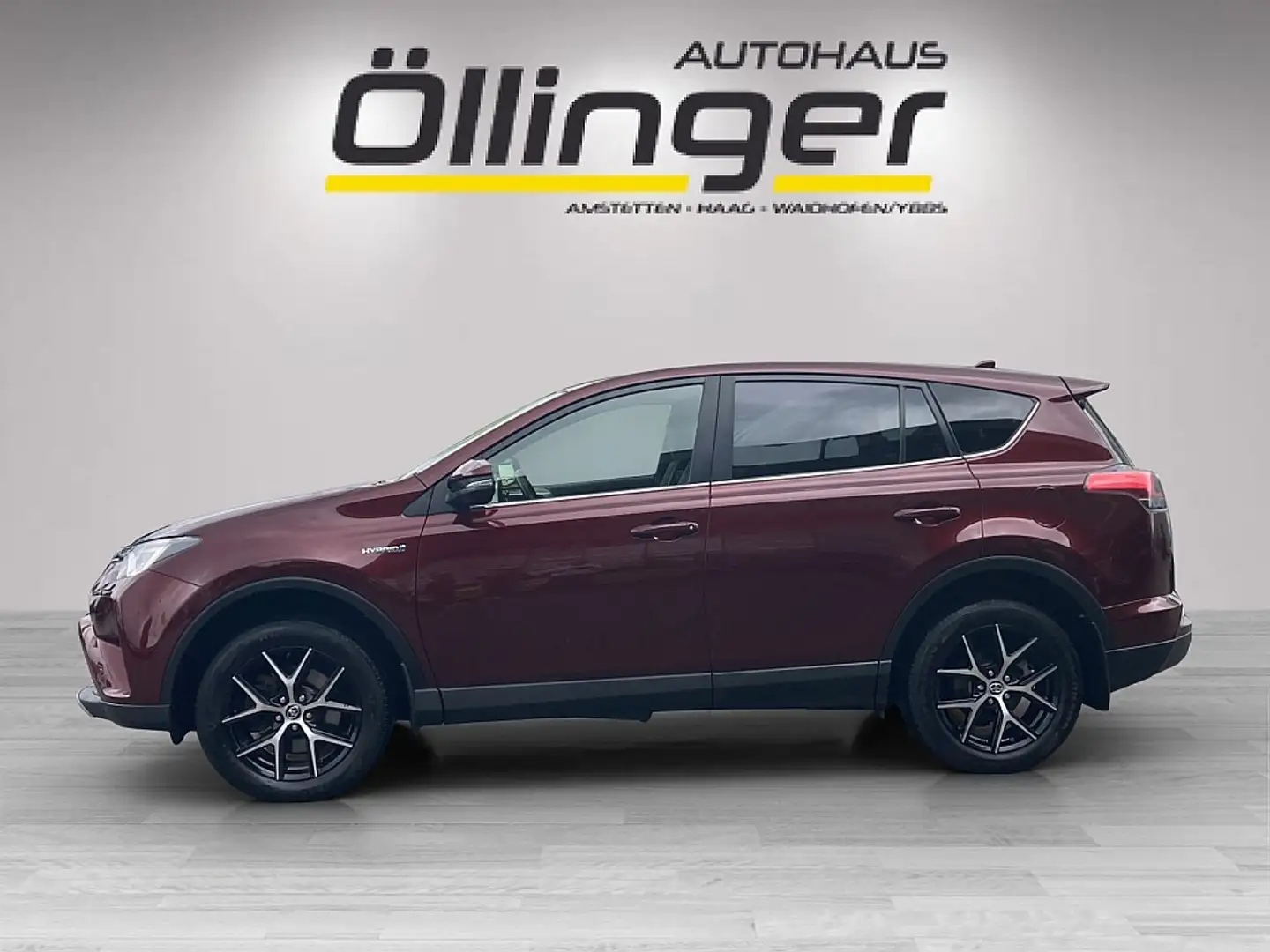 Toyota RAV 4 RAV4 2,5 Hybrid Lounge 4WD Aut. Rood - 2