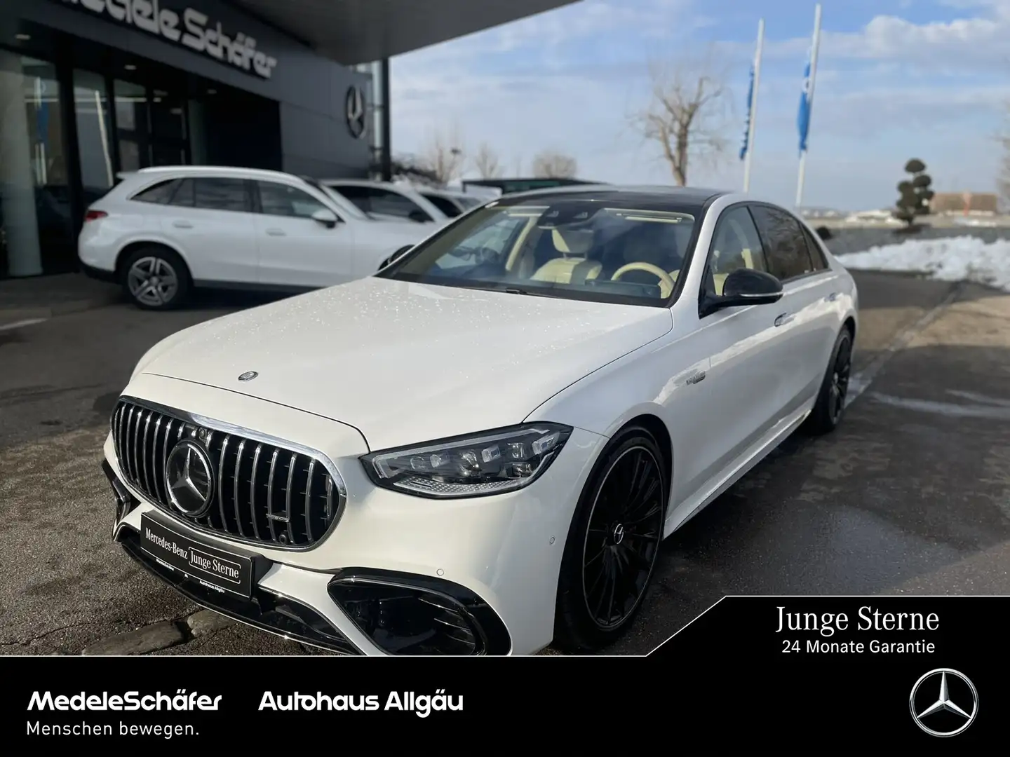 Mercedes-Benz S 63 AMG S 63 AMG E Performance lang 21" 4xMASSAGE TV Blanc - 1