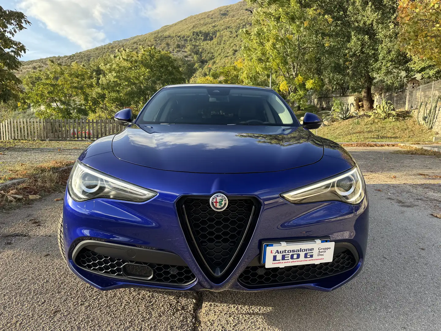 Alfa Romeo Stelvio 2.2 Turbodiesel 190cv AT8 Q4 Sprint..Navi..Pelle Blu/Azzurro - 2