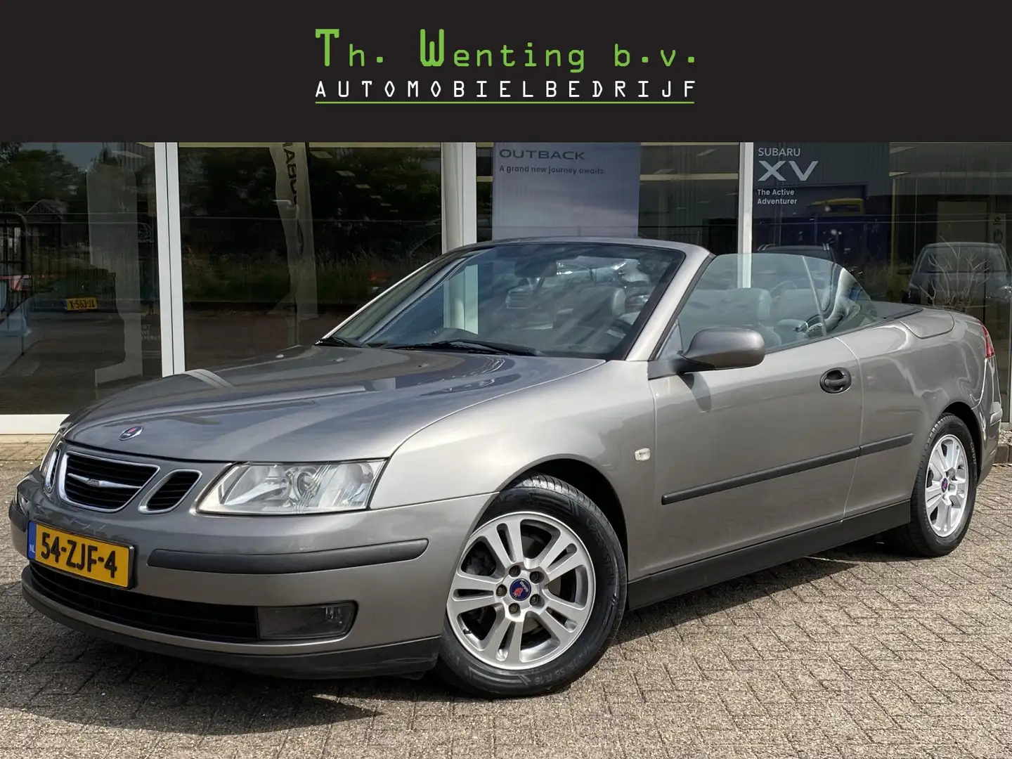 Saab 9-3 Cabrio 1.8t Vector | In Keurige Staat | Automaat | Grigio - 1