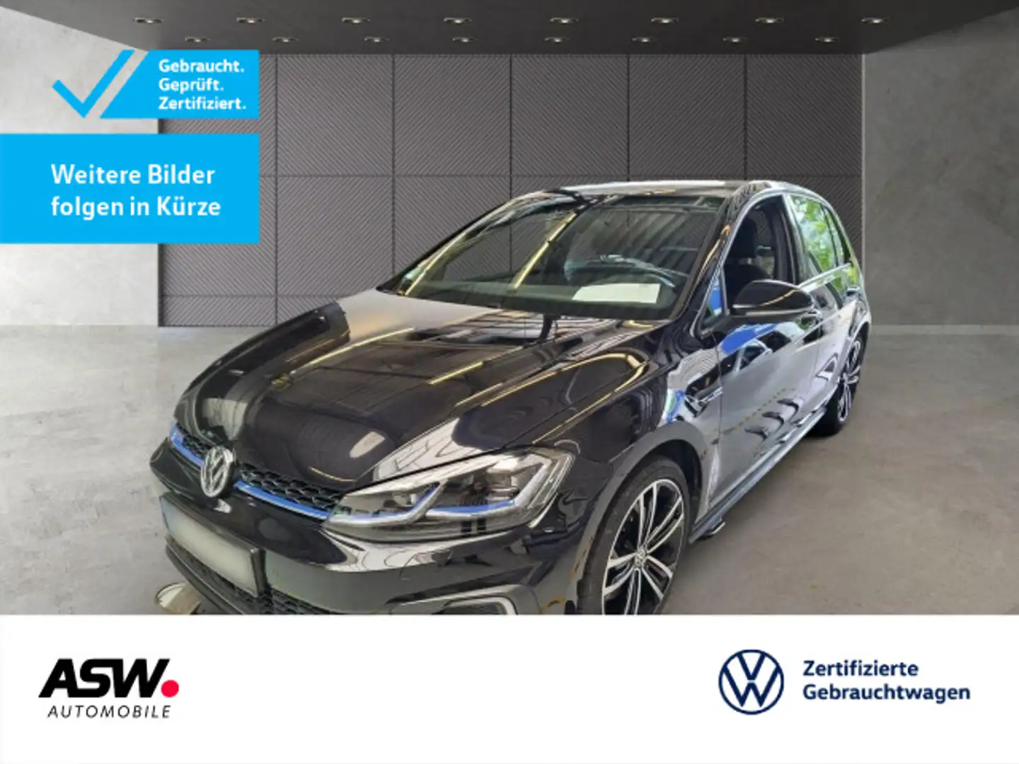 Volkswagen Golf GTE GTE 1.4TSI DSG Navi LED PDC ACC Stdhzg Noir - 1