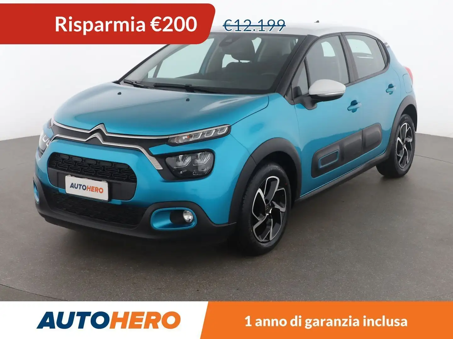 Citroen C3 1.2 PureTech Shine 83 CV Grün - 1