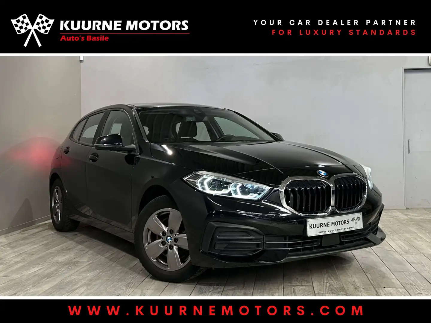 BMW 118 i Led/Gps/Carplay/Cruise/VerwZet/Pdc *1j garantie* Noir - 1