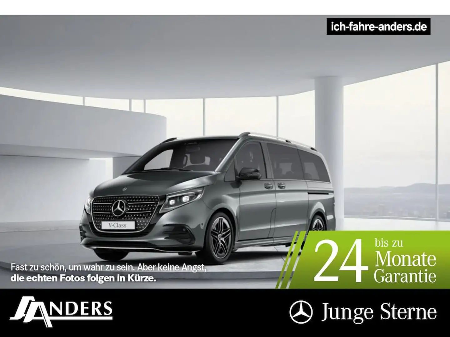 Mercedes-Benz V 250 AMG Avantgarde Panorama*AHK 2,5t*Tisch*LED Grau - 1