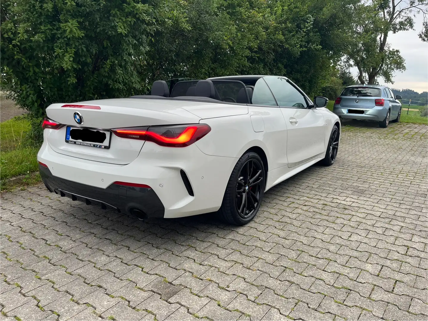 BMW 430 i xDrive Cabrio M Sport H/K AHK Nackenheizung White - 2