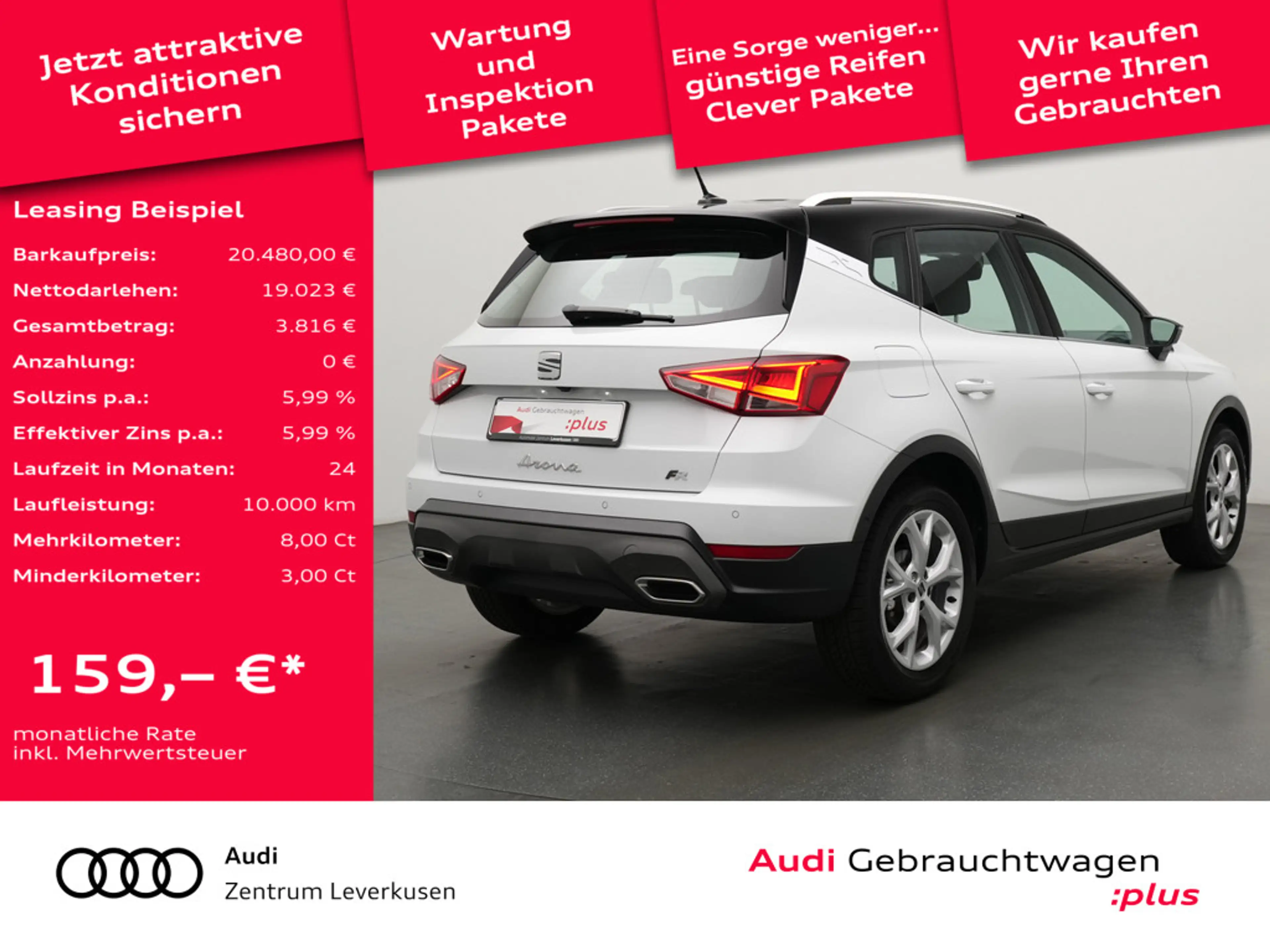 SEAT Arona FR DSG PDC NAVI CARPLAY KAM VIRT ACC SHZ — photo 2