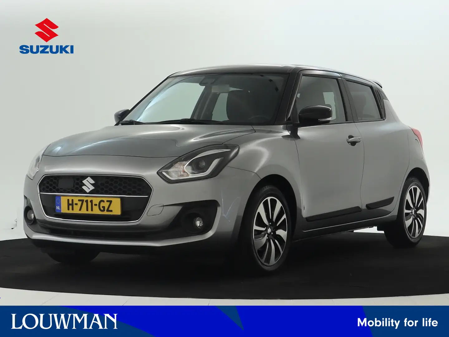 Suzuki Swift 1.2 Stijl Smart Hybrid | Cruise & Climate Control Gris - 1