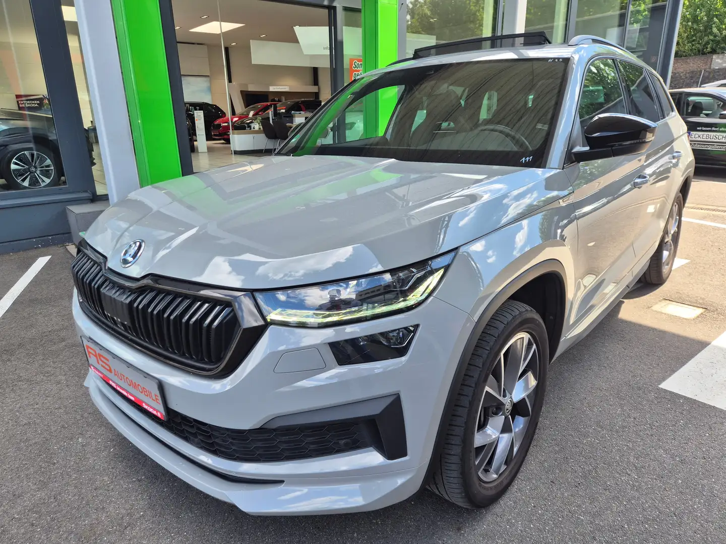 Skoda Kodiaq Sportline 4x4 Canton, Panorama, Anhänger Gris - 2