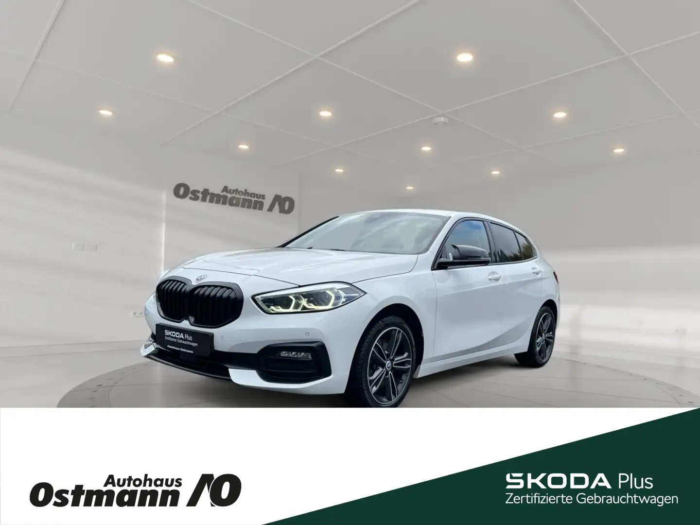 BMW 118 i Sport Line 100kw DKG *OPF*LED*PDC*DAB*SHZ* Bianco - 1