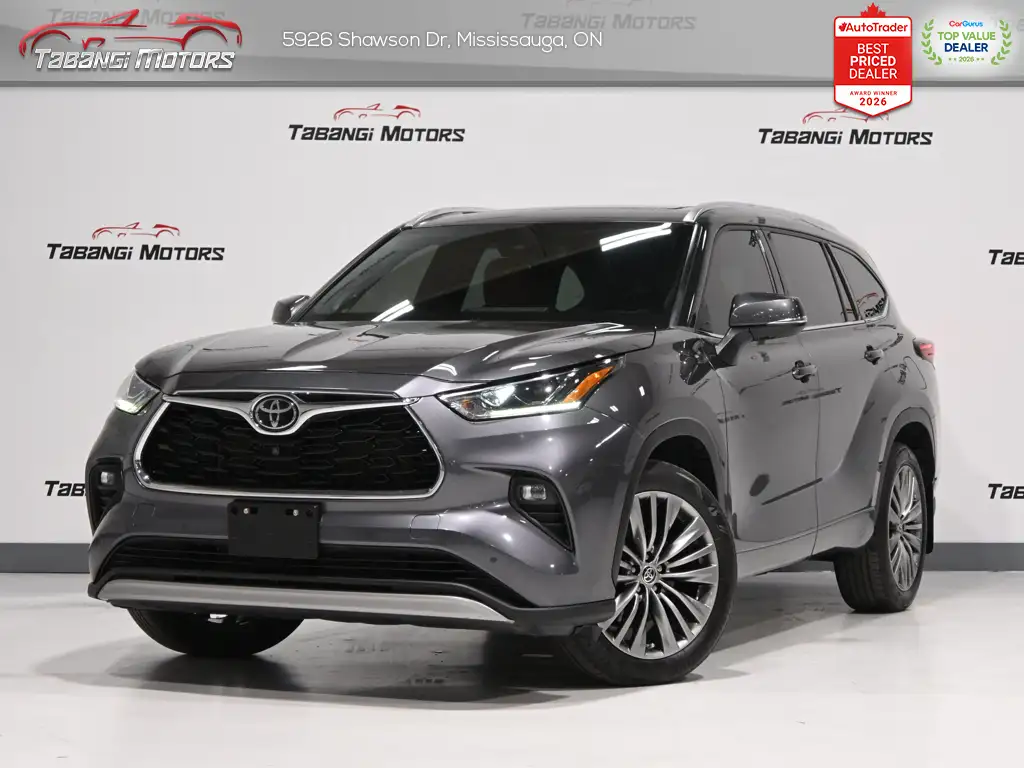 2021 Toyota Highlander Platinum No Accident JBL 360CAM HUD Panoramic Roo
