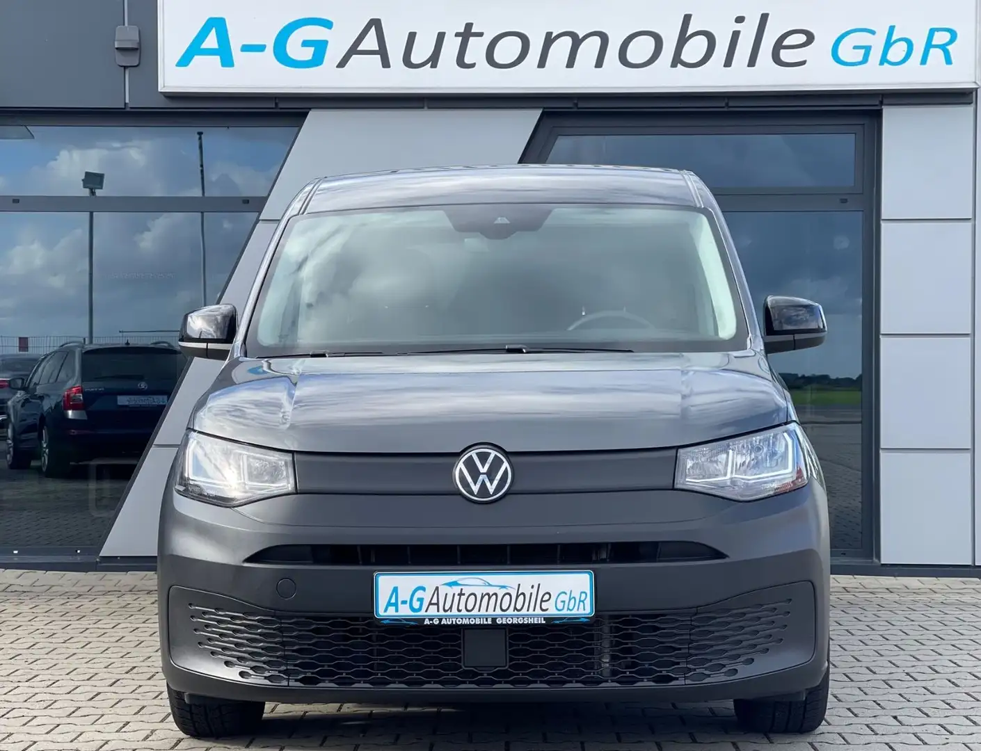 Volkswagen Caddy 2.0 TDI AHK Scheckheft Spurhalte-Assistent Grau - 2