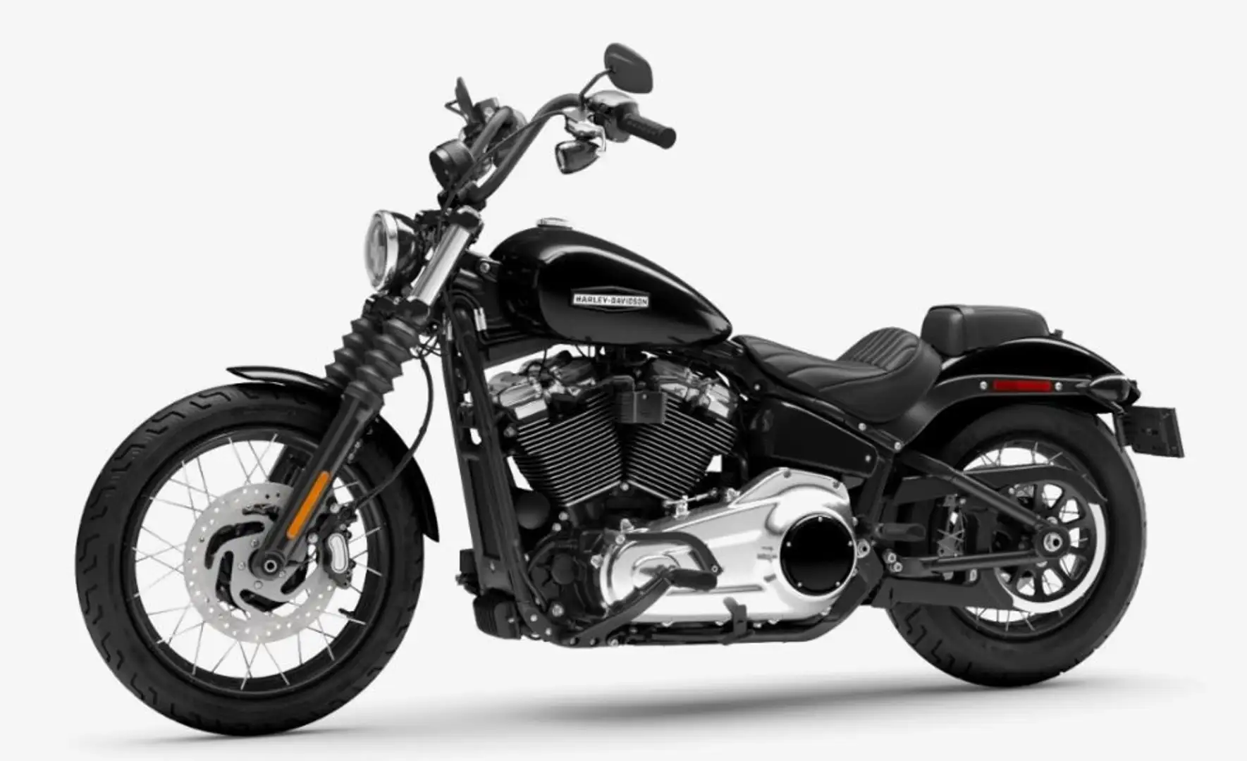 Harley-Davidson FXBB Laced Wheels - Vivid Black Negro - 2