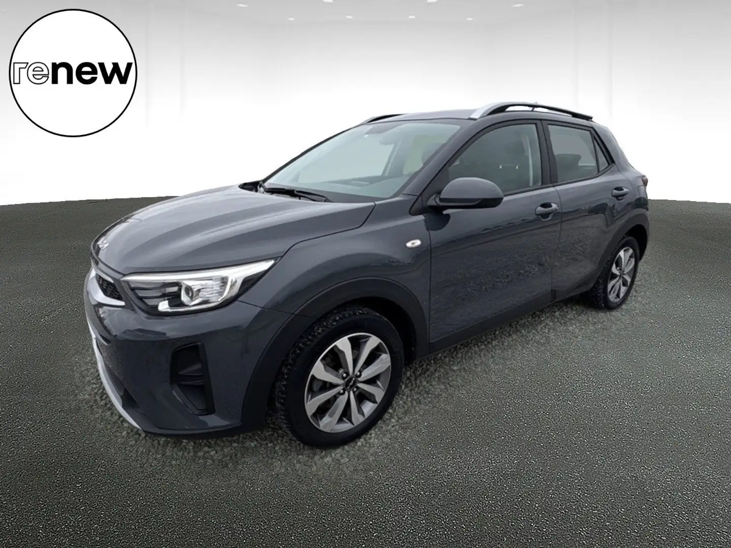 Kia Stonic Stonic 1.2i Pure ISG Grijs - 1