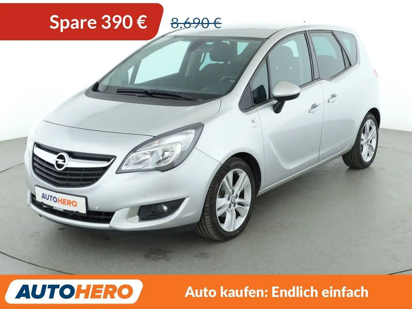 Opel Meriva 1.4 Turbo Drive*PDC*SHZ*KLIMA*TEMPO* Argent - 1