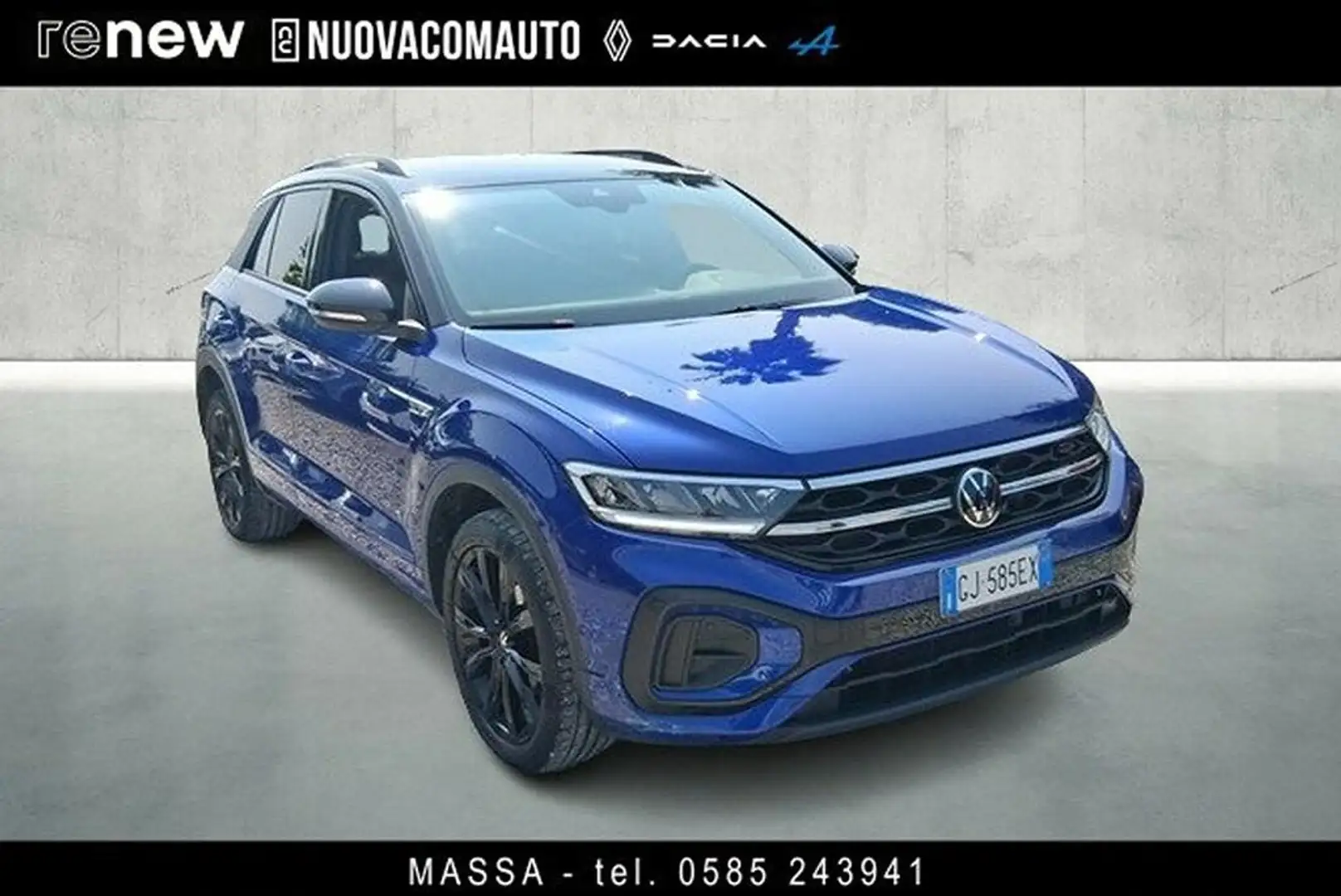 Volkswagen T-Roc 1.5 tsi act R-Line dsg Blau - 1