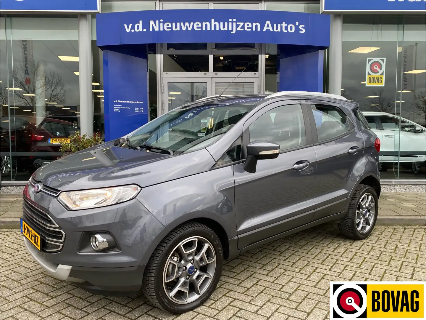 Ford EcoSport 1.0 EcoBoost Titanium |Stoelverwarming | Leer | In Gris - 1