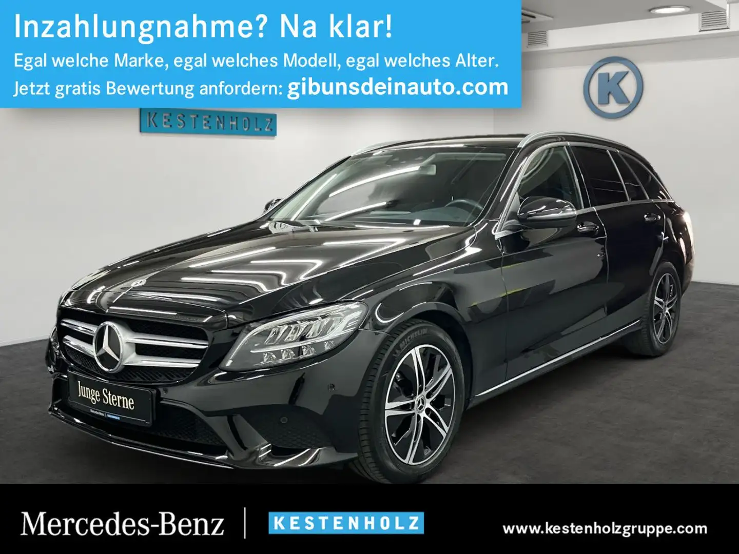 Mercedes-Benz C 180 T-Modell Avantgarde AHK+KAMERA+AMBIENTE Schwarz - 1