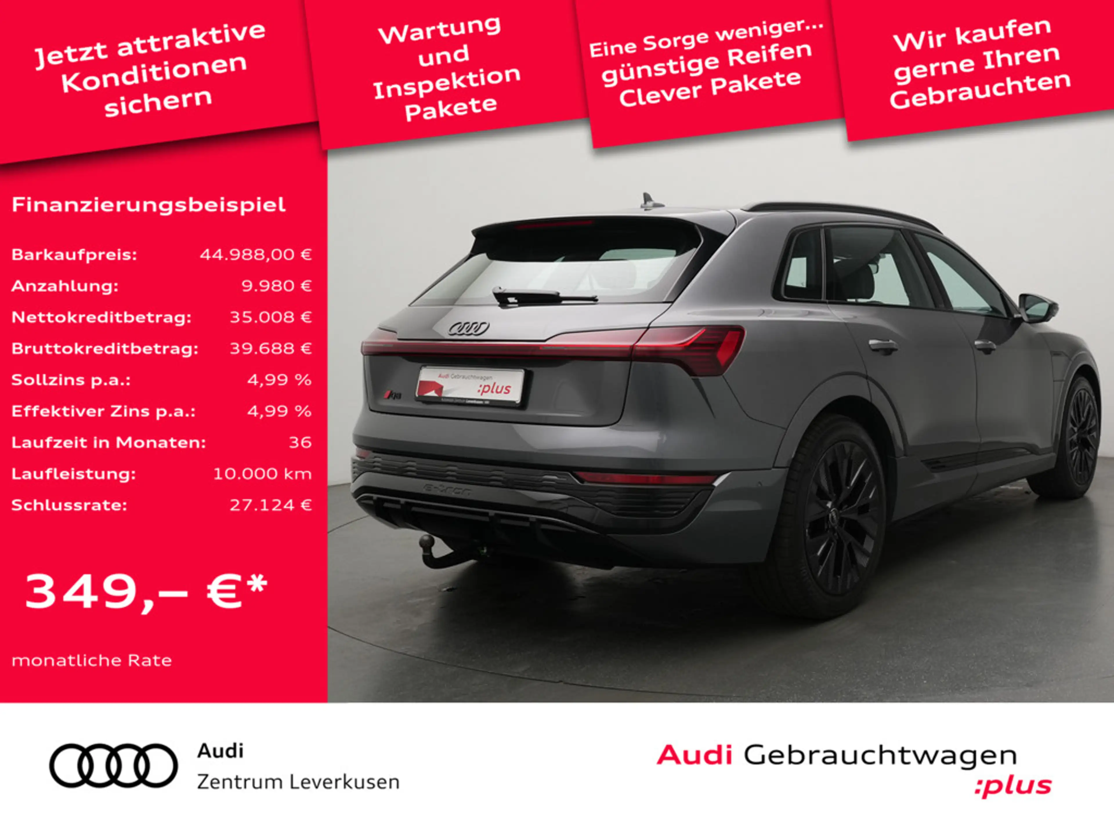 Audi Q8 e-tron quattro S line ACC NAVI B&O PANO AHK — photo 2