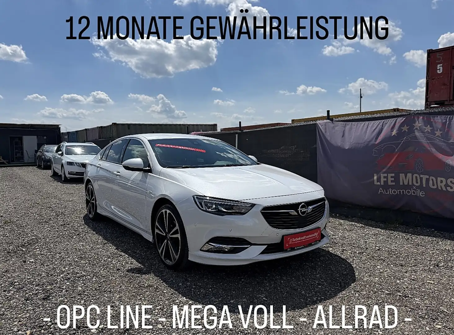Opel Insignia 2.0 CDTI 4X4 - OPC LINE - MEGA VOLL - SERVICEGE... Weiß - 1