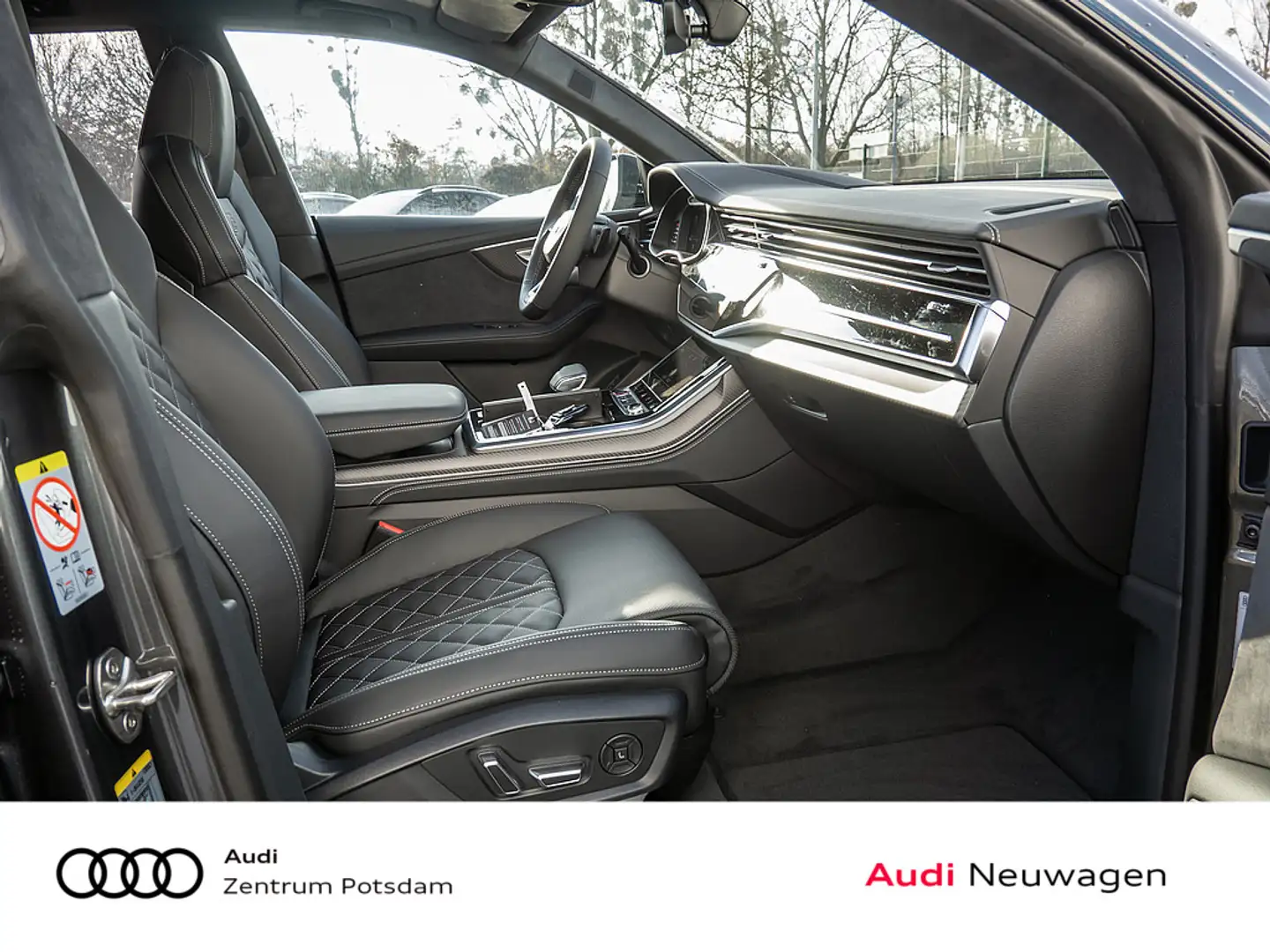 Audi SQ8 SUV TFSI STANDHZ PANO MATRIX-LED LASER Grijs - 2