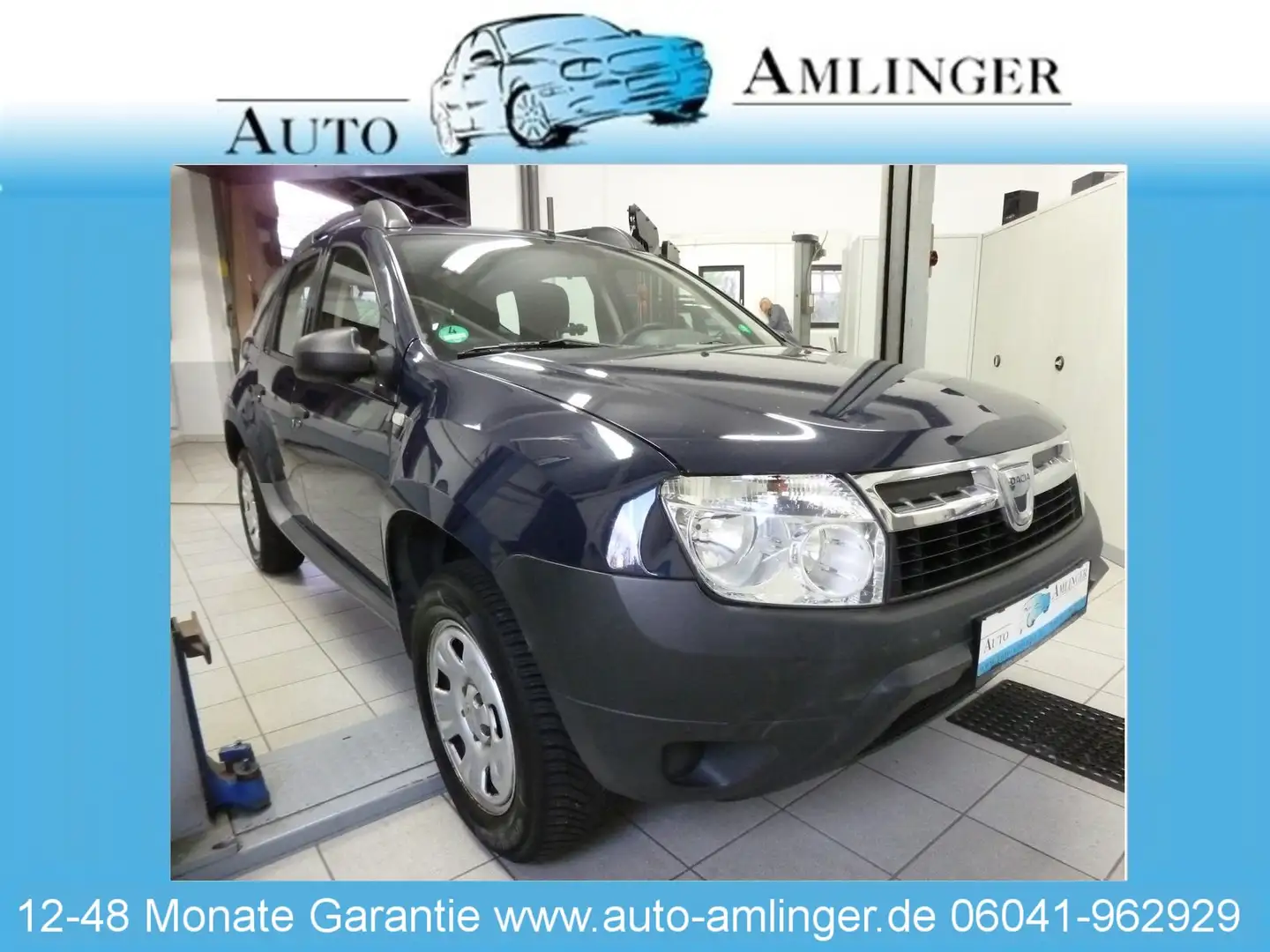 Dacia Duster Ice 4x2 1.Hand Scheckheft 24 Mo. Garantie Blau - 1