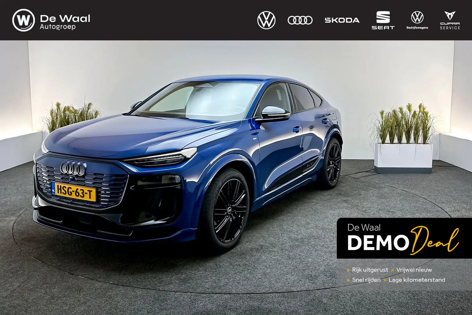 Audi Q6 e-tron Sportback S Edition 252pk 83Kwh | S line, Warmtepo Azul - 1