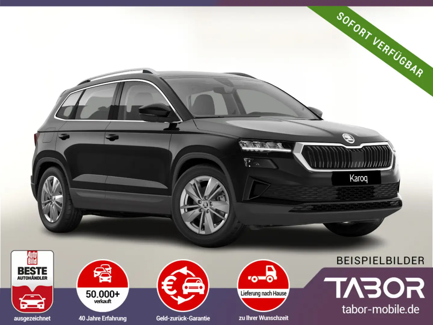 Skoda Karoq TSI DSG Selec LED Nav Kam SHZ SunS Kessy Schwarz - 2