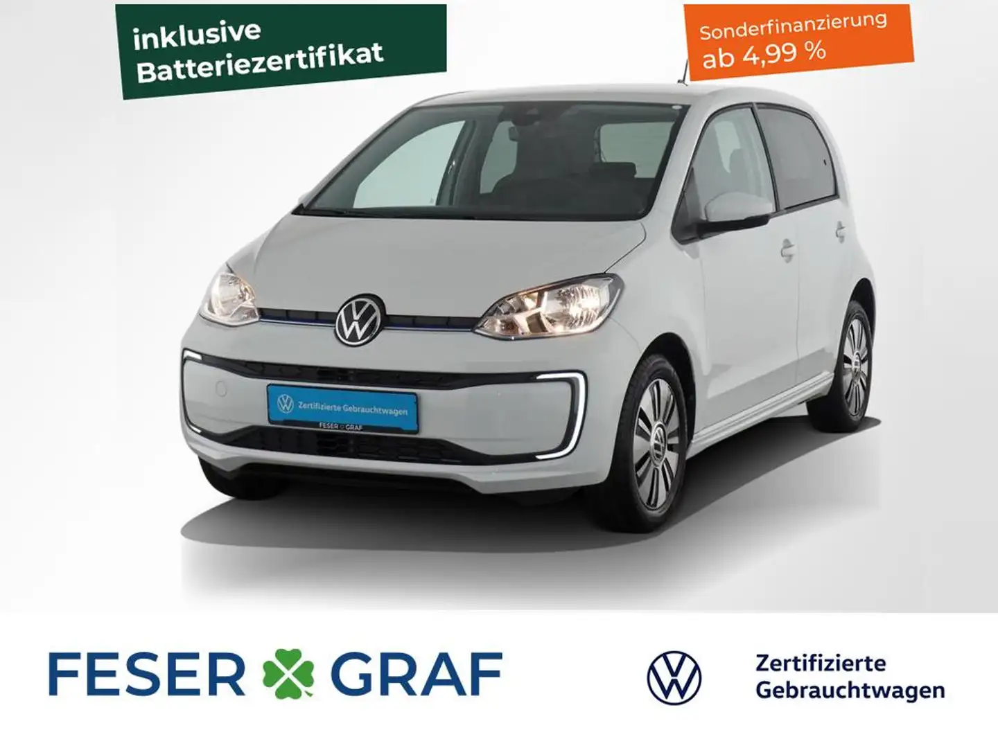 Volkswagen e-up! StylePlus Fahrerassistenzpaket Kamera Weiß - 1
