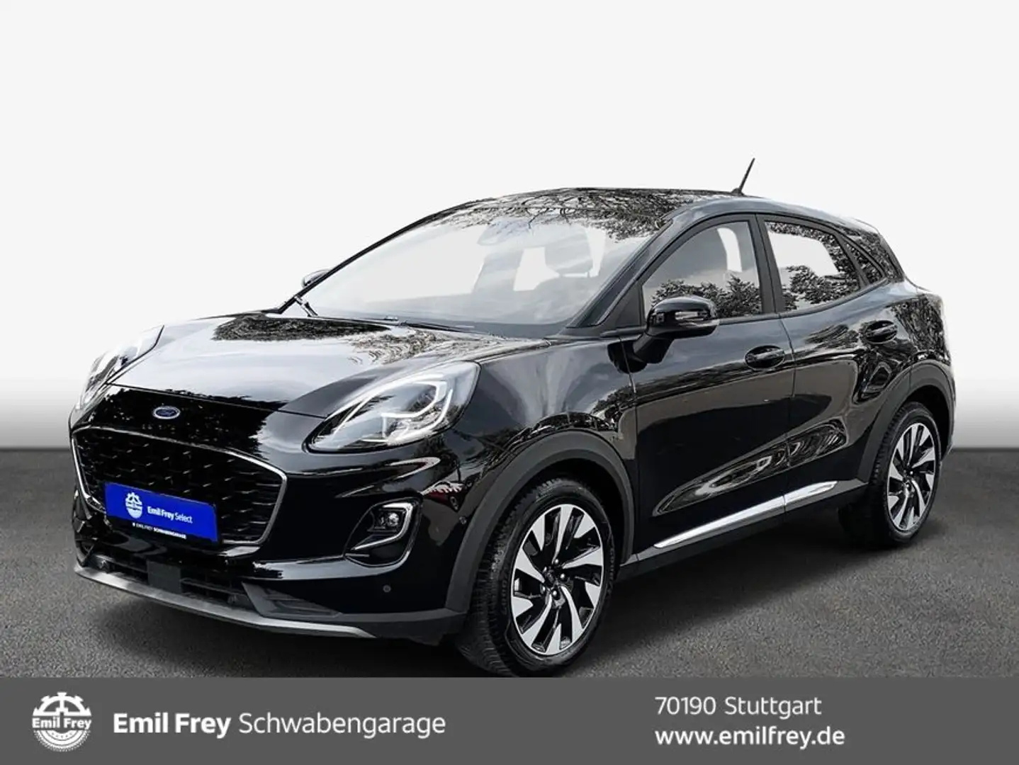 Ford Puma 1.0 EcoBoost Hybrid TITANIUM Zwart - 1