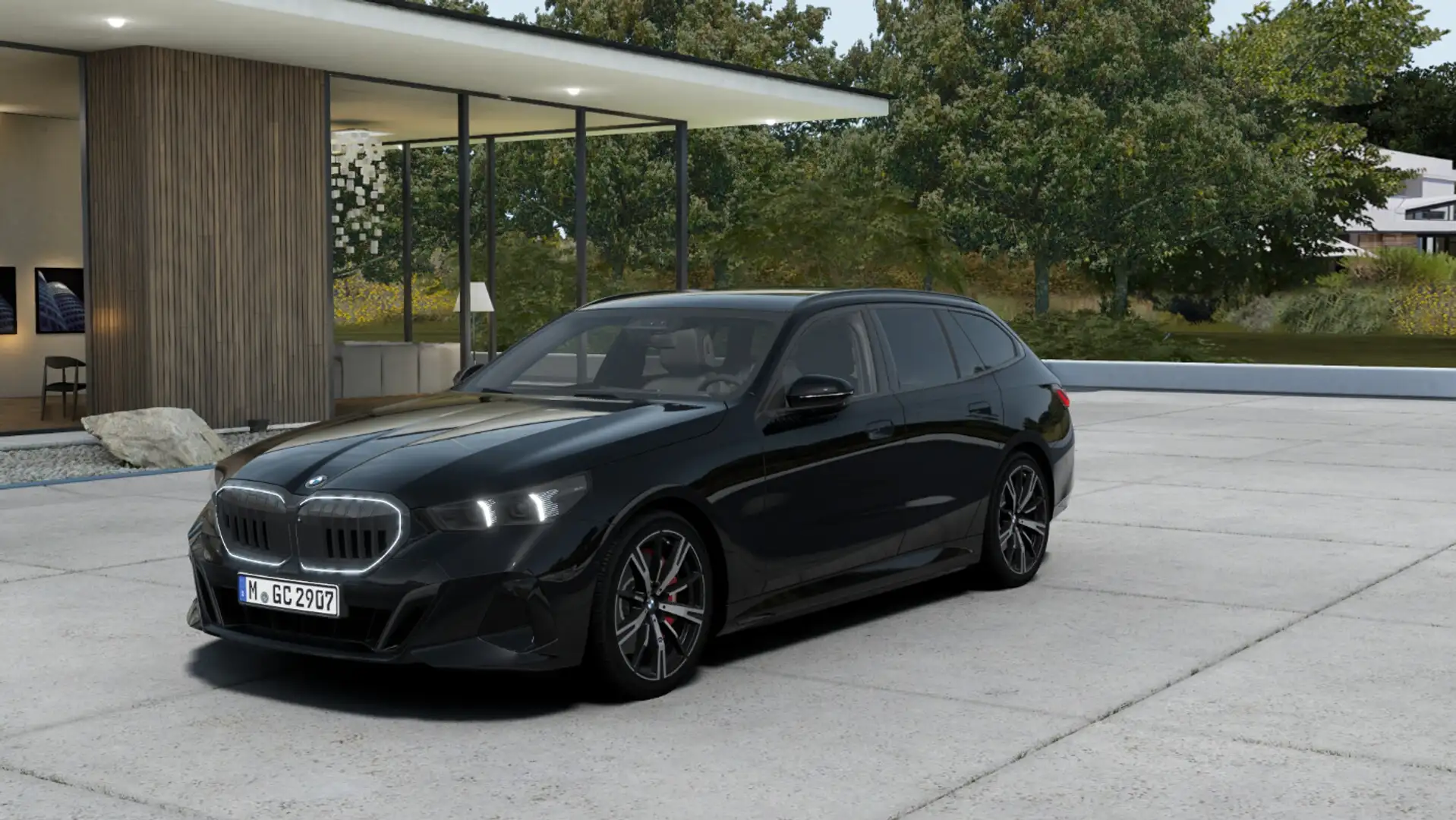 BMW 540 d xDrive Touring Standheizung,Pano Schwarz - 1