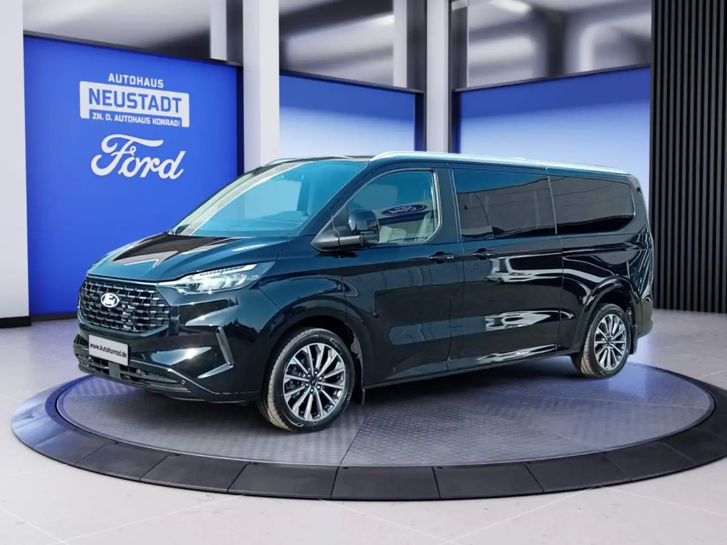 Ford Tourneo Custom L2 Autm. TitaniumX *Exklusiv-Pk*elek.AHK* Noir - 1