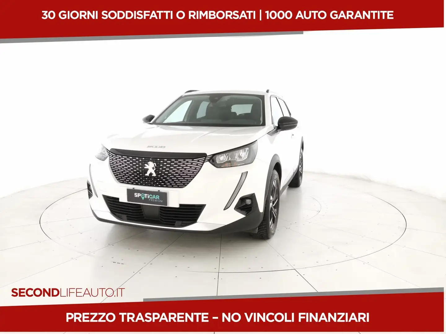 Peugeot 2008 1.2 puretech Allure Pack s&s 130cv Bianco - 1