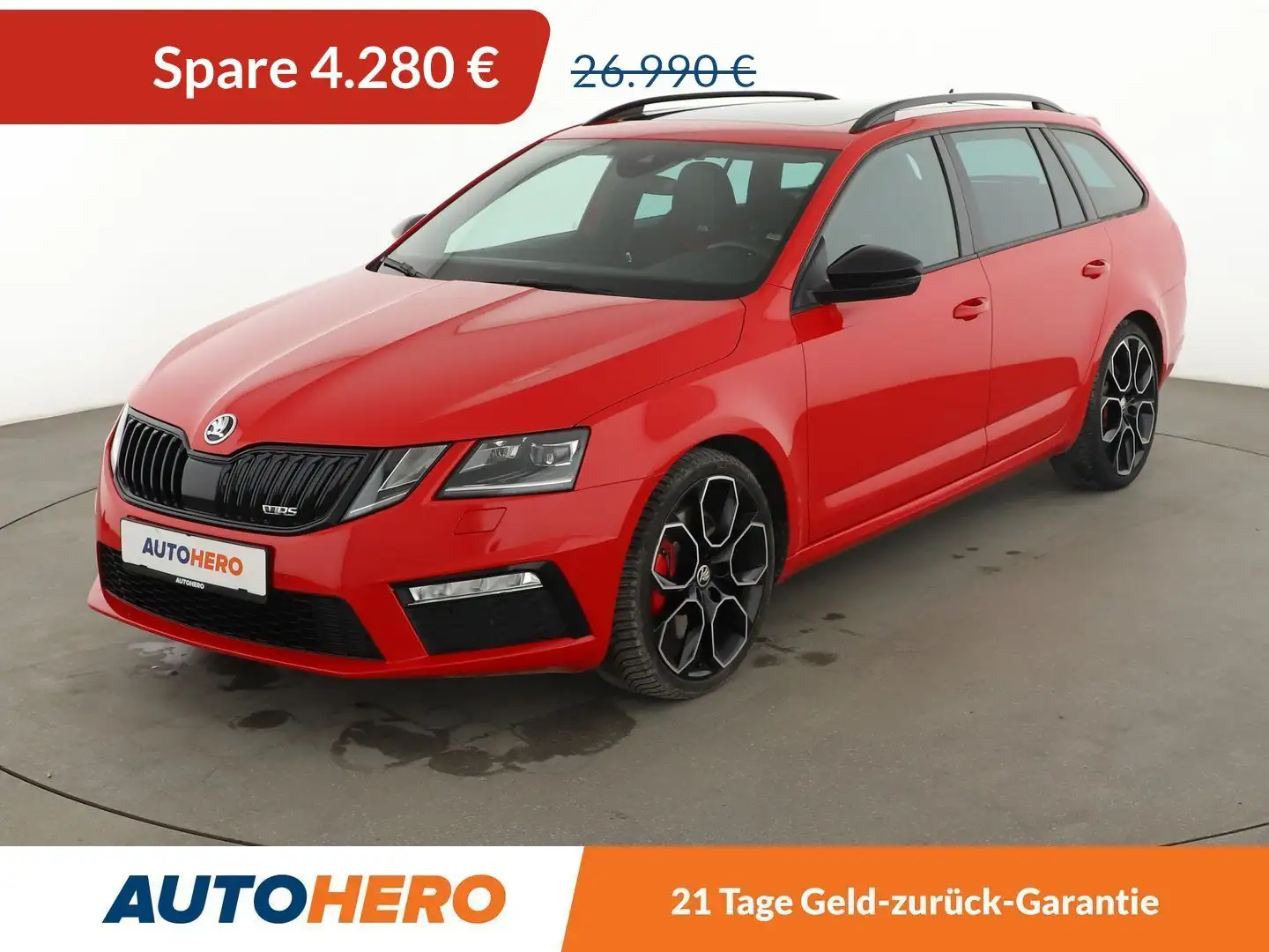 Skoda Octavia 2.0 TSI RS 245 Aut.*NAVI*LED*ACC*PDC*ALU* Rosso - 1