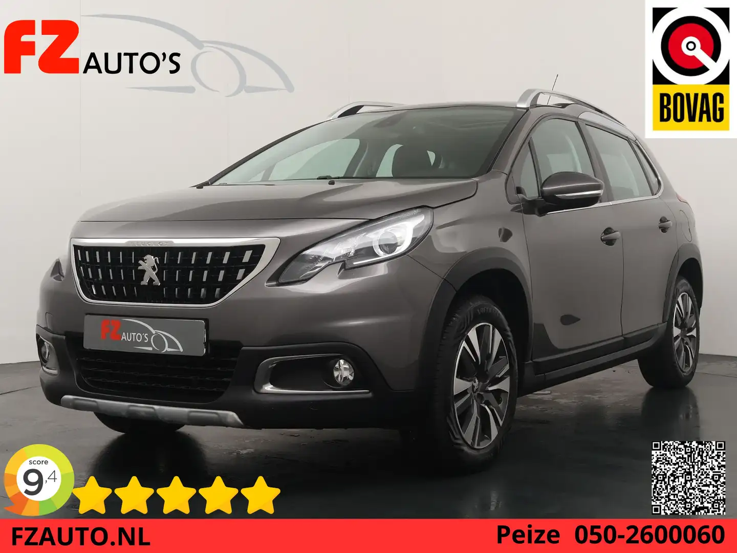 Peugeot 2008 1.2 PureTech GT-line - Navigatie - Panoramadak - T Schwarz - 1