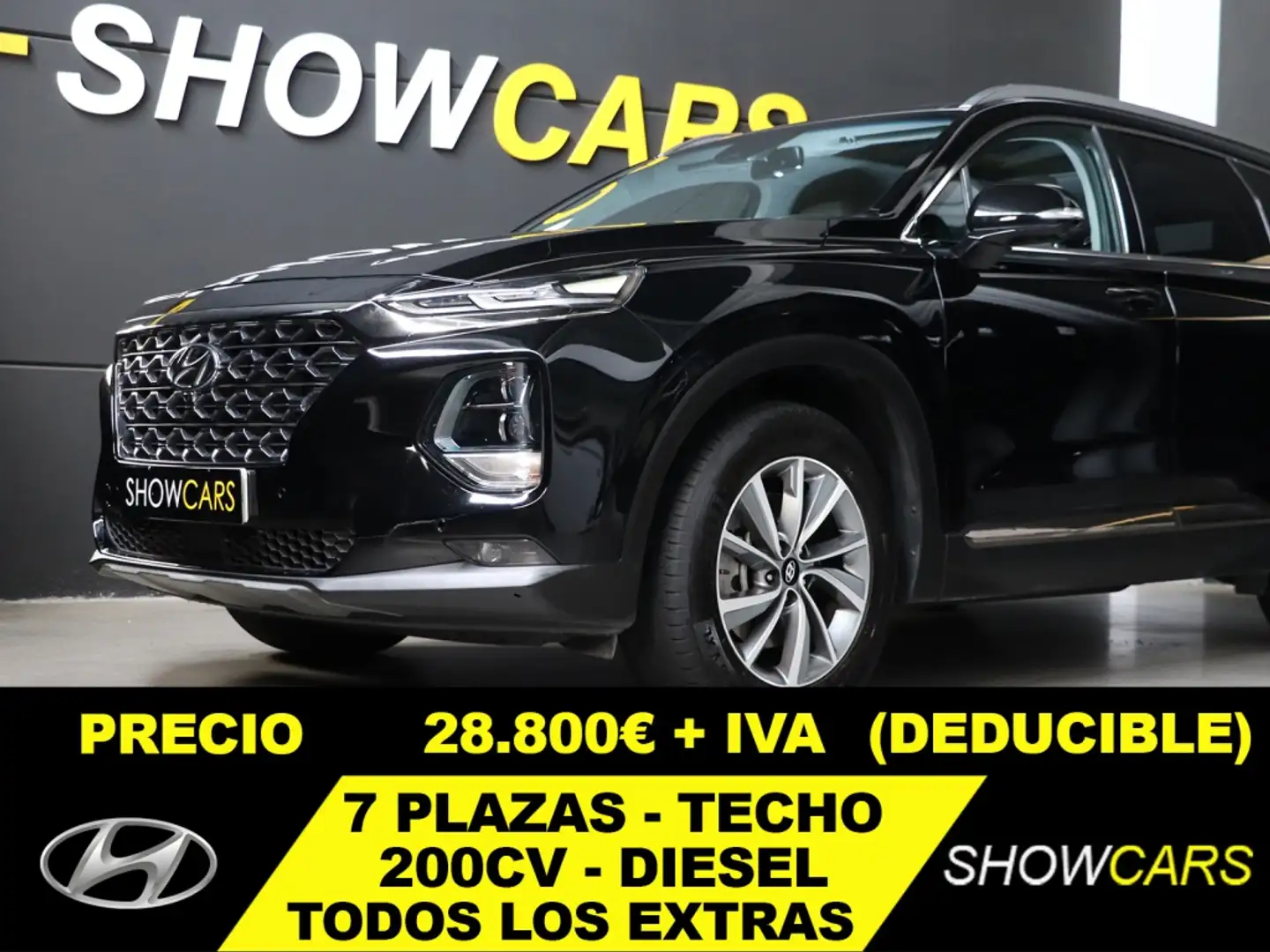 Hyundai SANTA FE Tm 2.2CRDi Style DK 4x4 Aut. Negro - 1