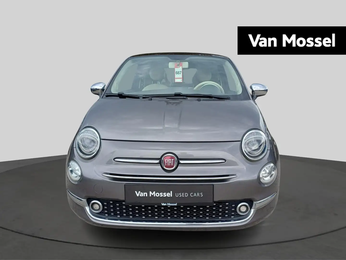 Fiat 500 1.2 Lounge Pano - Alu - PDC - Climatronic Gris - 2