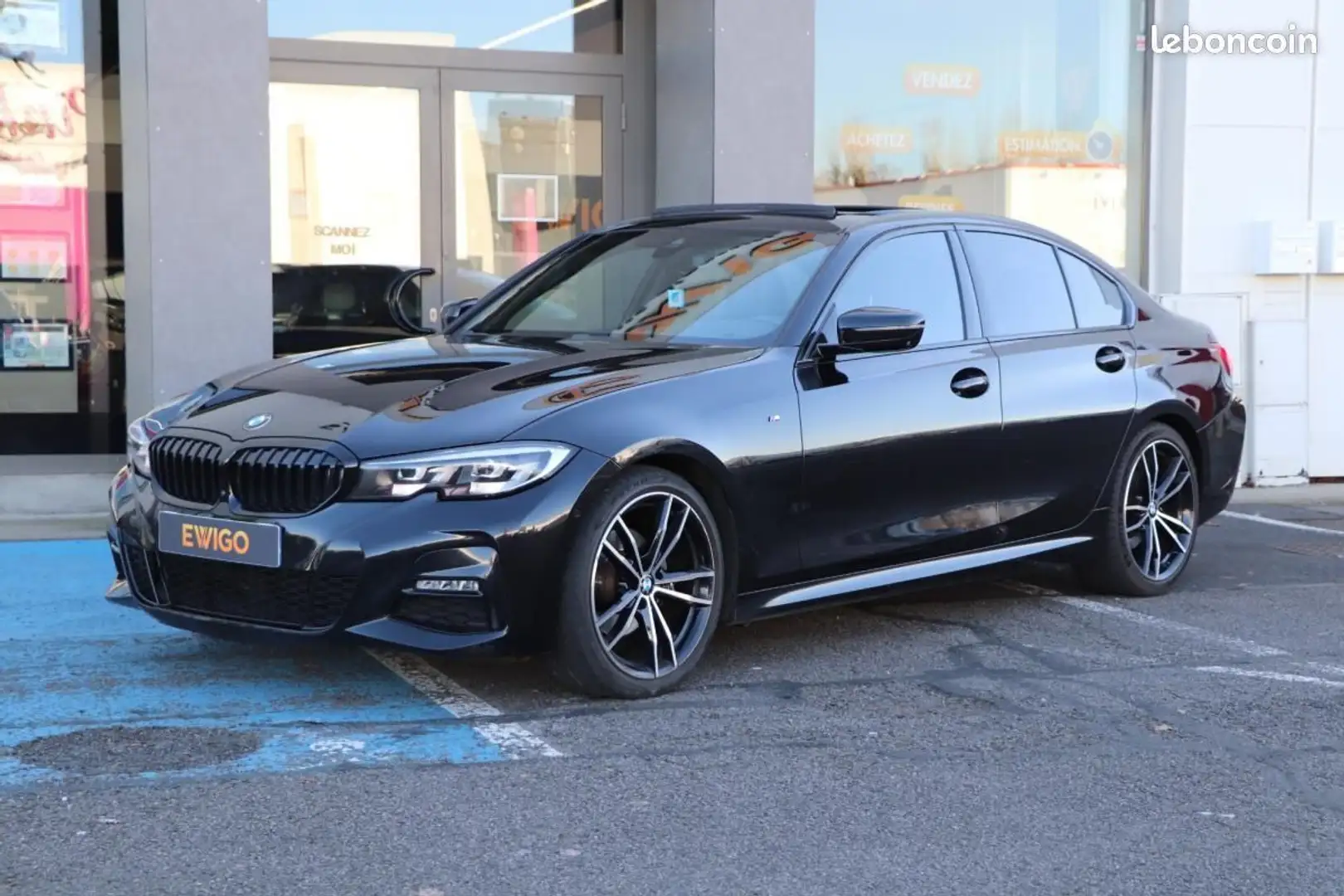 BMW 320 320d 2.0 D 190 BVA M SPORT Noir - 1