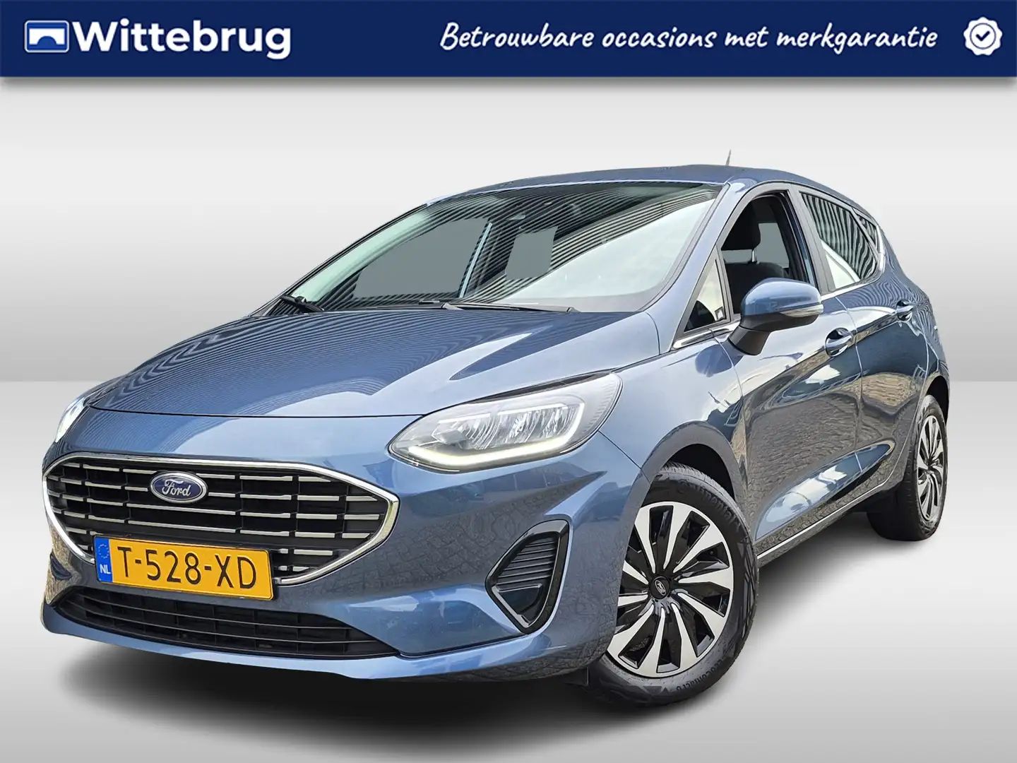 Ford Fiesta 1.0 EcoBoost Hybrid Titanium | Parkeersensoren | K Blau - 1